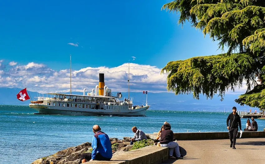 Croisières sur le lac Léman près de Vevey