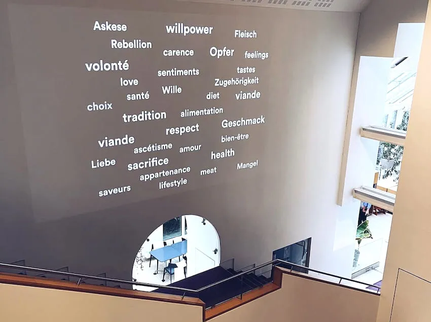 Intérieur de l'Alimentarium